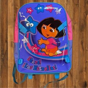 Dora the Explorer Kids Rolling Backpack – Stars / Las Estrellas – Trolley Bag